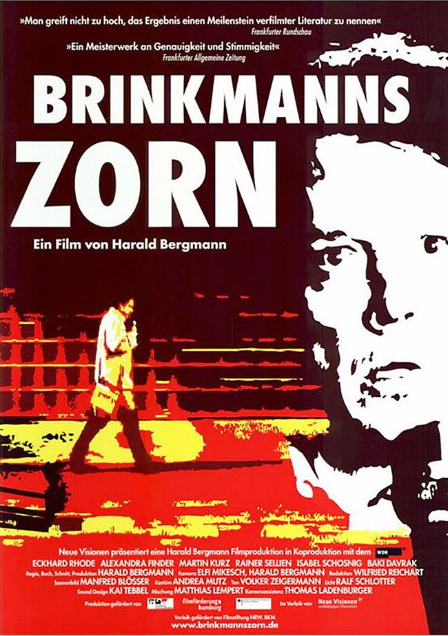 Brinkmanns Zorn Poster
