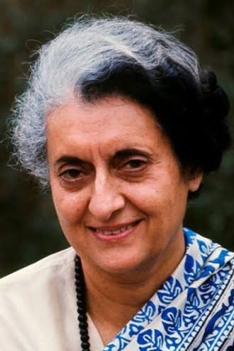 et billede af Indira Gandhi