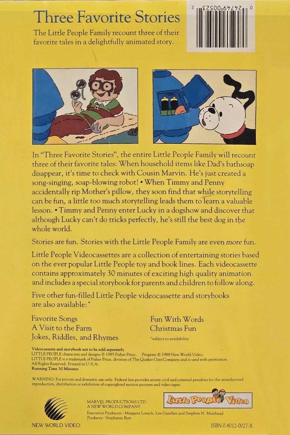 Little People Video - Three Favorite Stories