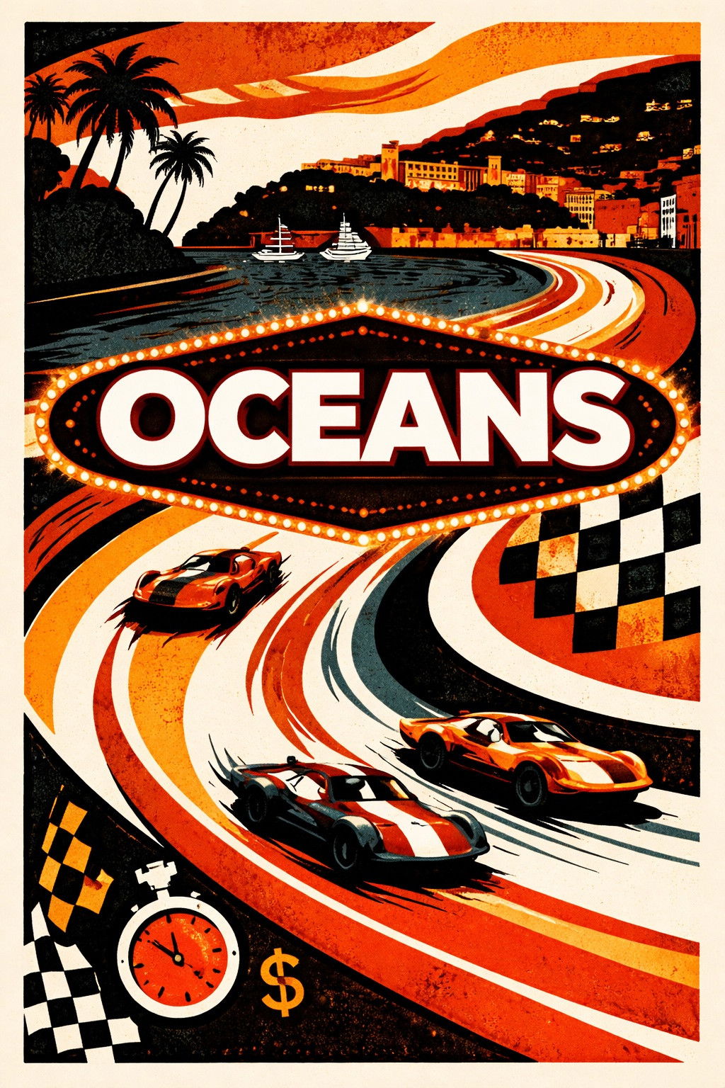 Plakat, der markedsfører Oceans
