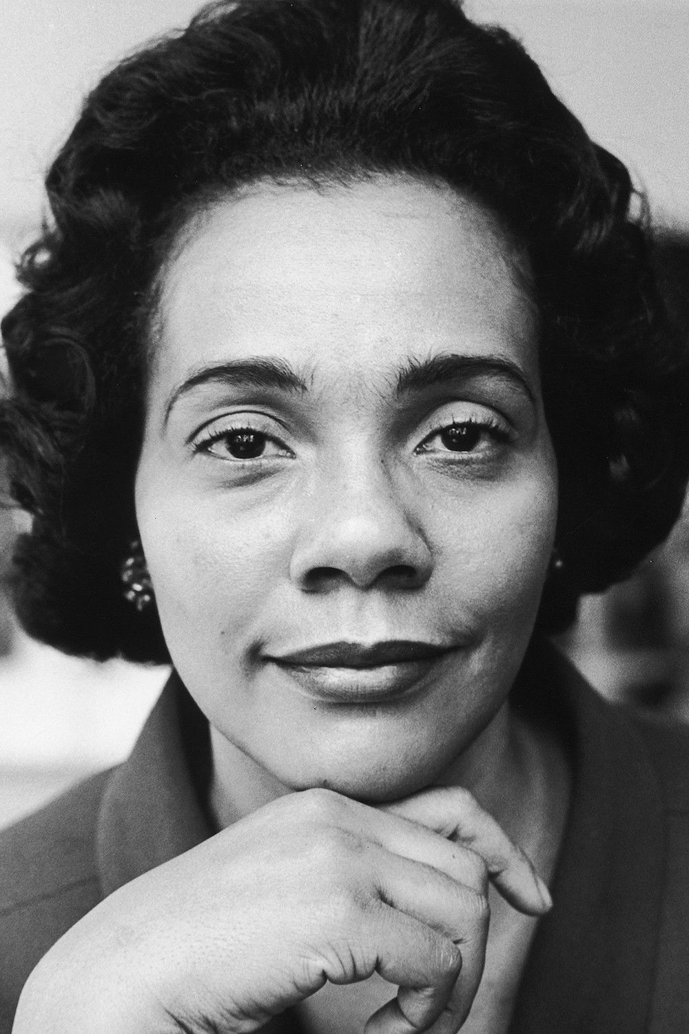 et billede af Coretta Scott King
