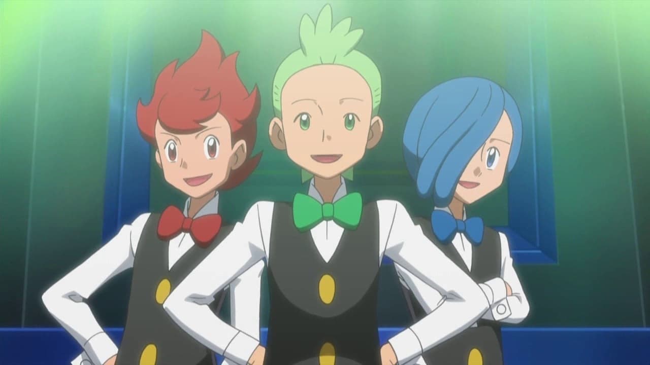 Pokémon Season 14 :Episode 5  Triple Leaders, Team Threats!