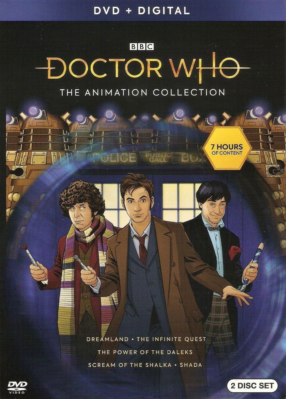 Doctor Who The Animated Collection (DVD) (N/A) The Poster Database