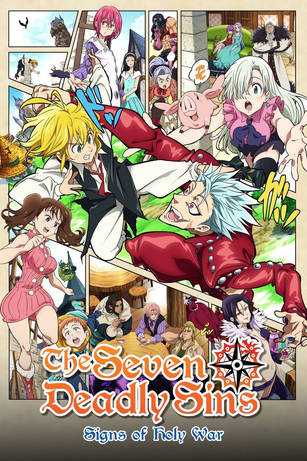 The Seven Deadly Sins Tv Series The Seven Deadly Sins (TV Series 2014-2021) - Posters — The Movie