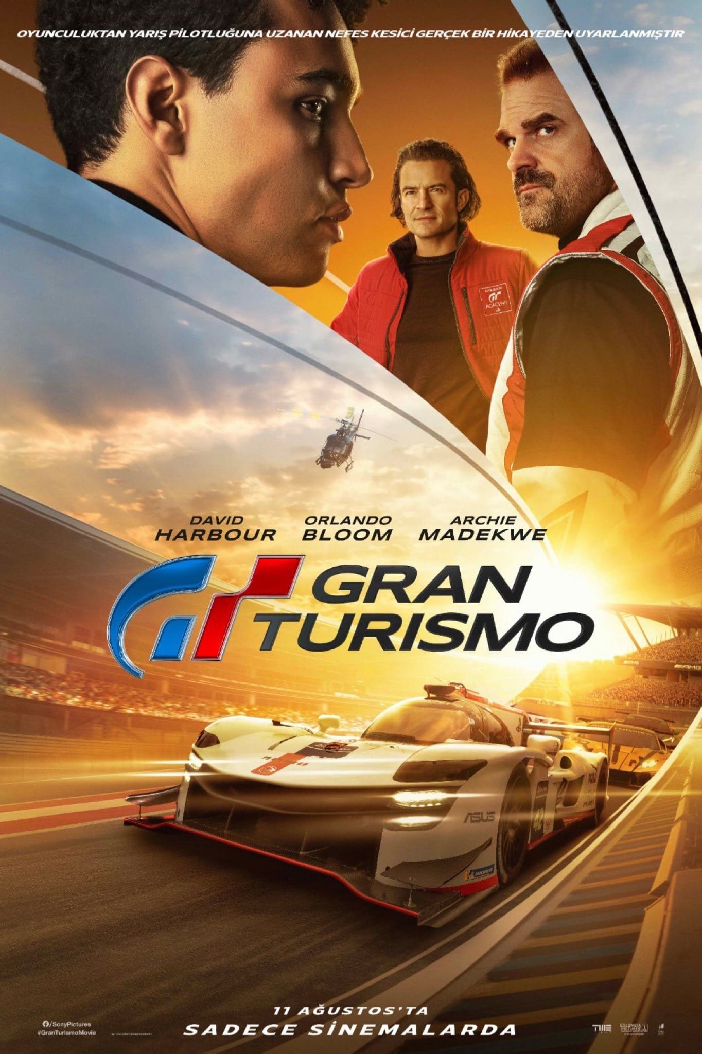 Gran Turismo Full Filmini İzle (2023) - Çevrimiçi Aksiyon Filmi Movie Poster