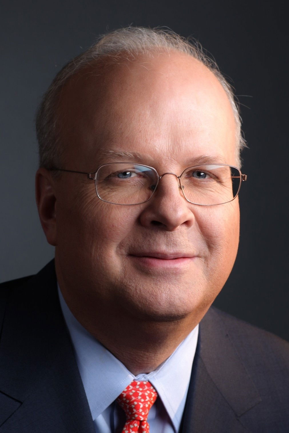 et billede af Karl Rove
