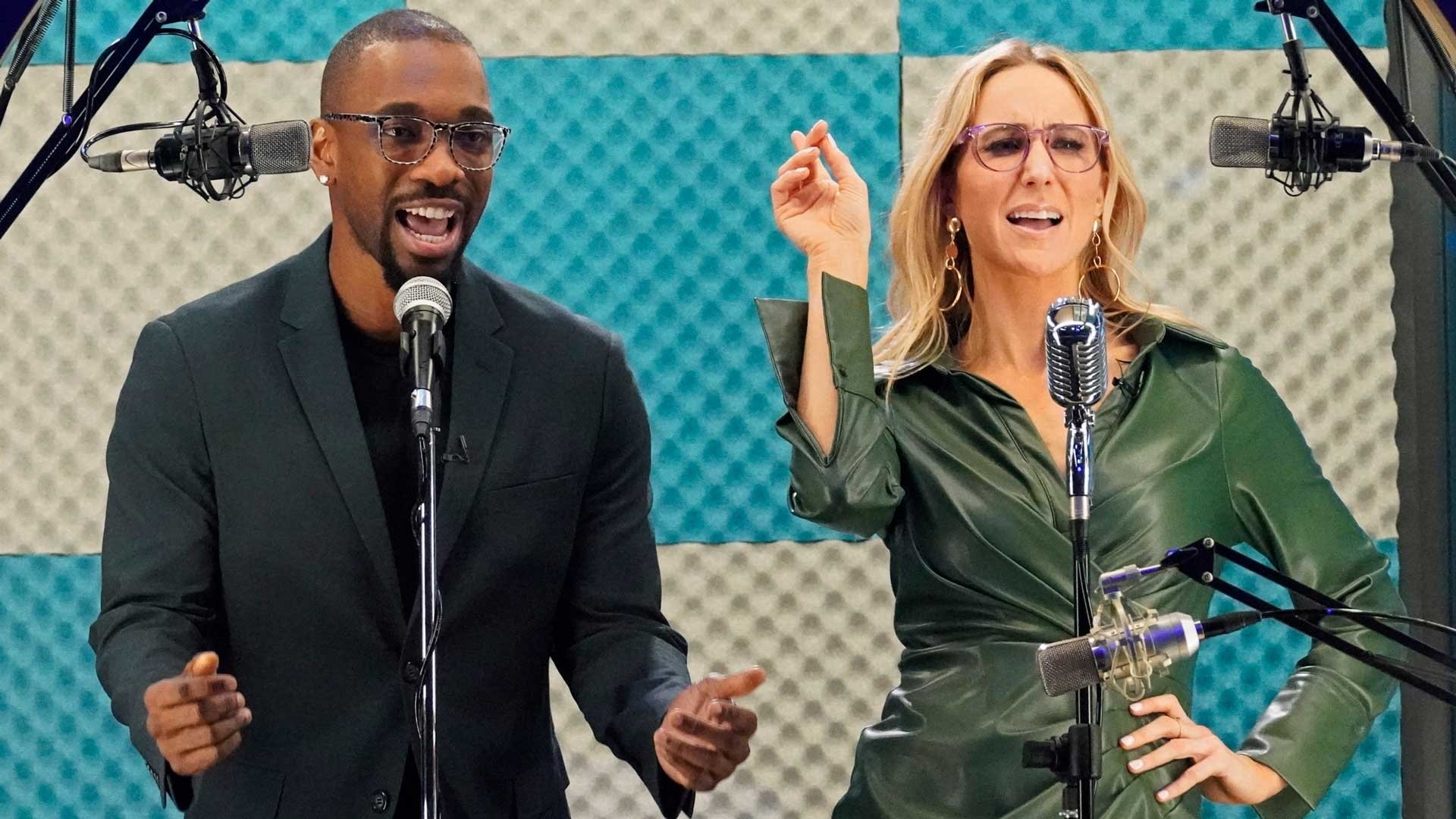 Thumbnail for "Jay Pharoah & Nikki Glaser vs. Terry Crews & Dan Finnerty" Season 1 Episode 5