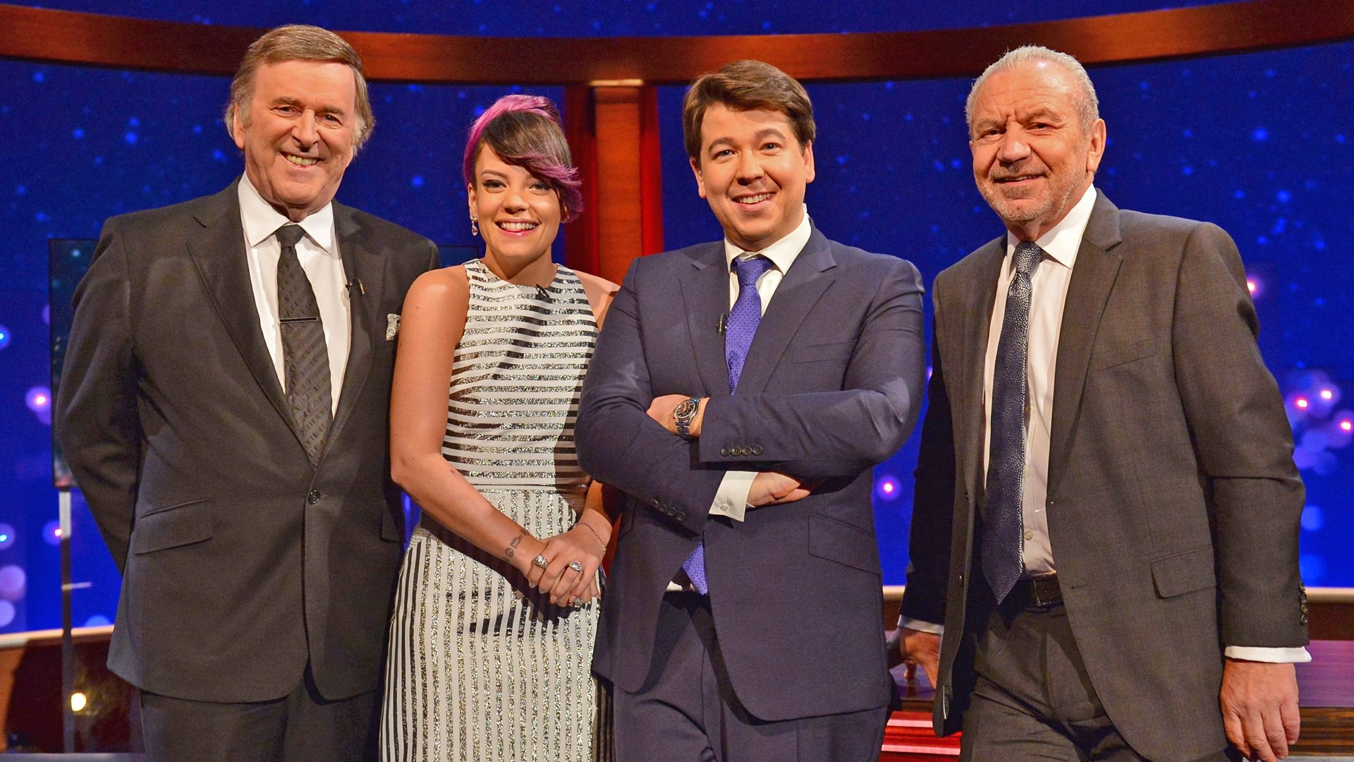 Thumbnail for Sir Terry Wogan, Lily Allen, Lord Sugar Season 1 Episode 1