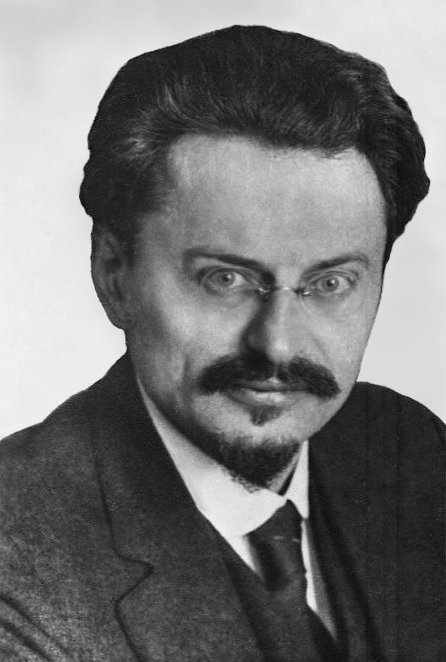 et billede af Leon Trotsky