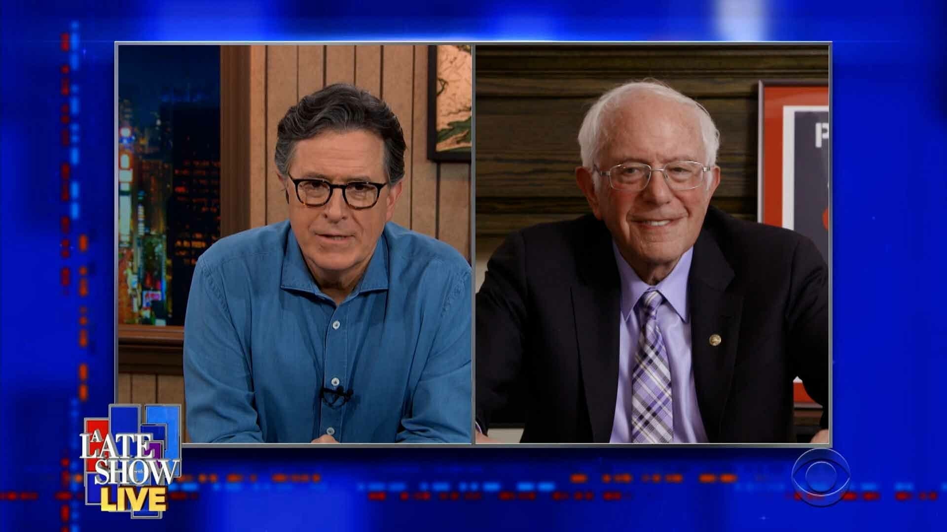 The Late Show with Stephen Colbert Season 6 :Episode 121  Sen. Bernie Sanders, Julia Michaels