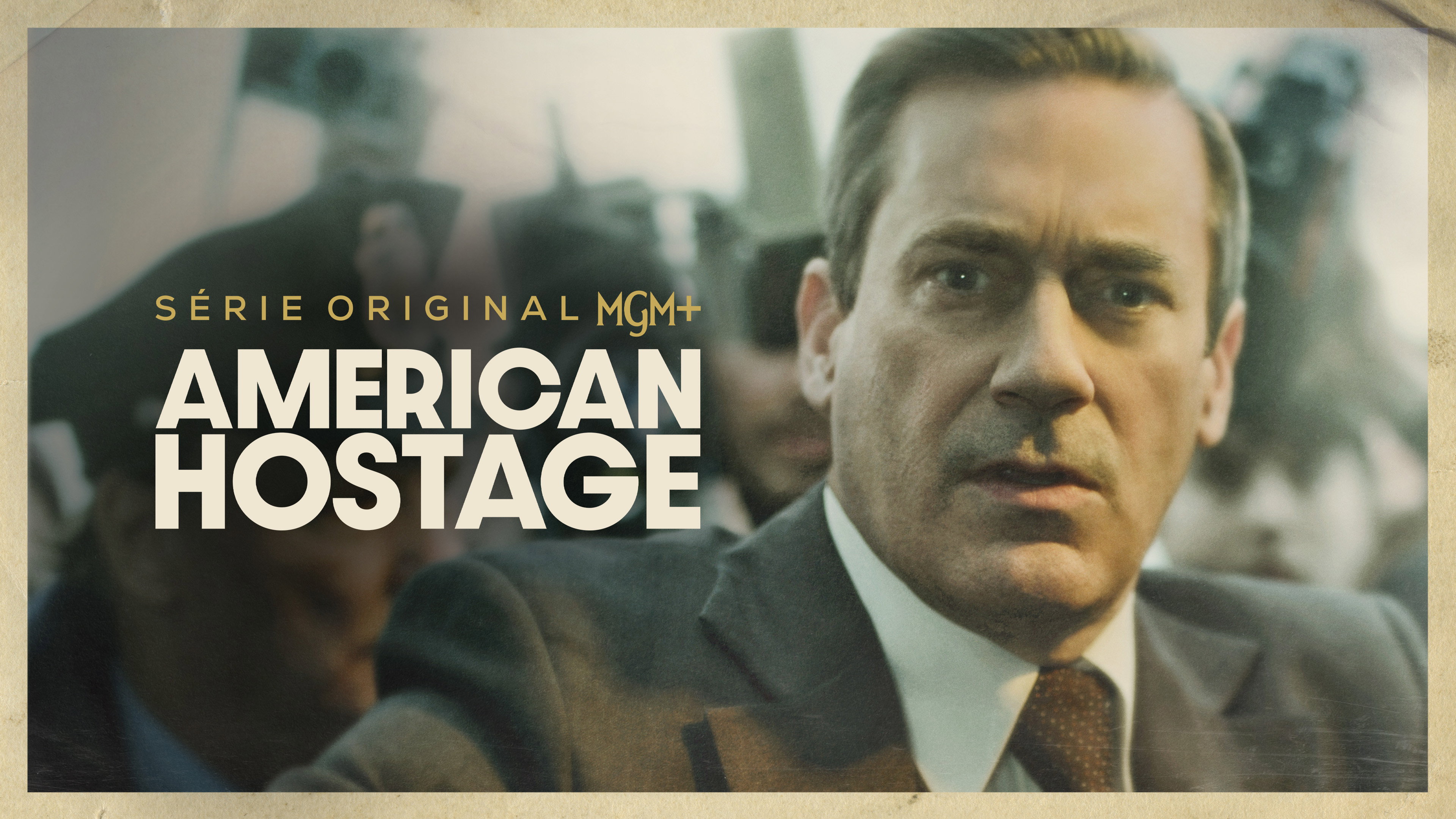 American Hostage backdrop