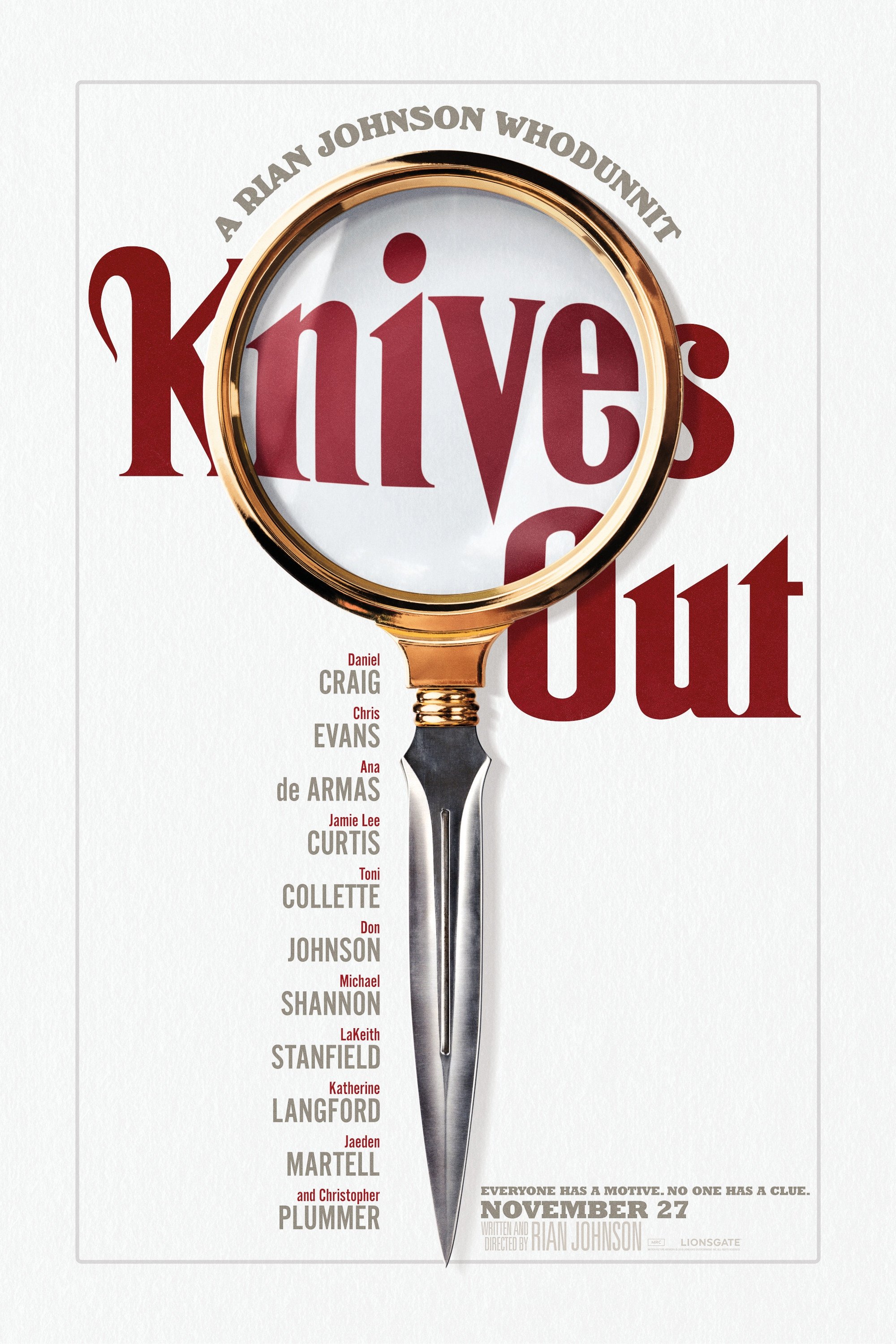 Knives Out POSTER