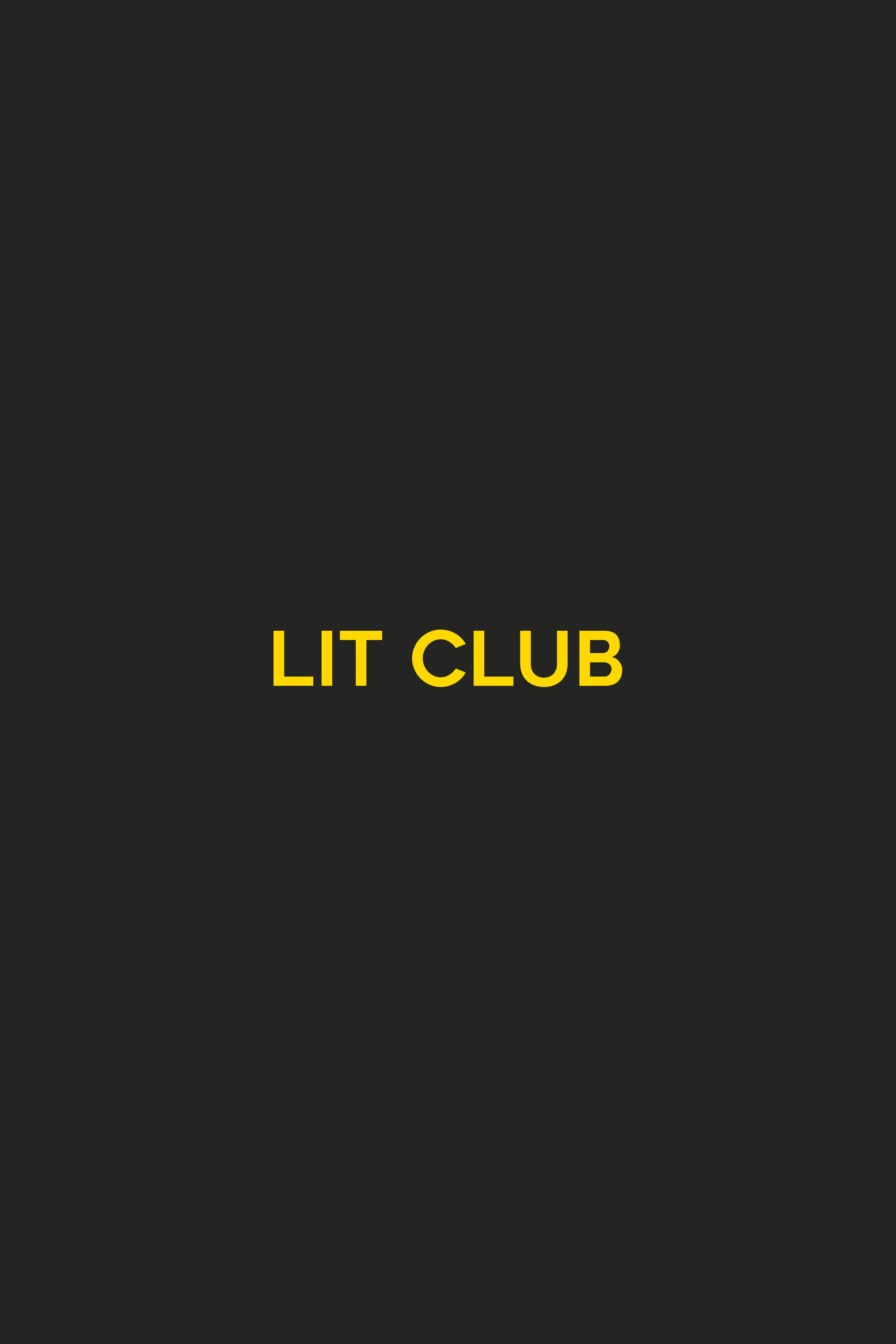 Plakat, der markedsfører LIT Club