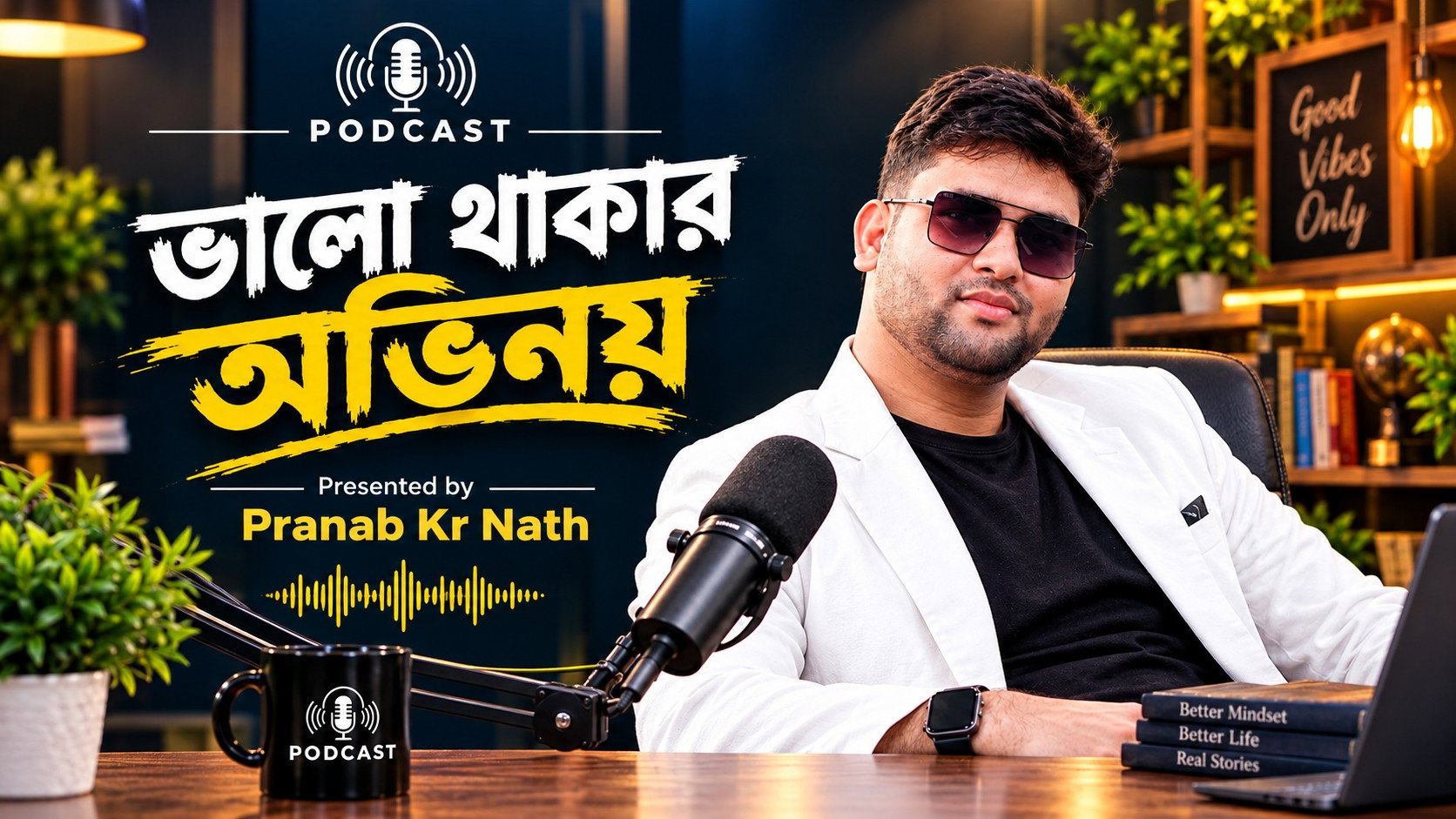 Kathay Kathay Jibon Podcast backdrop