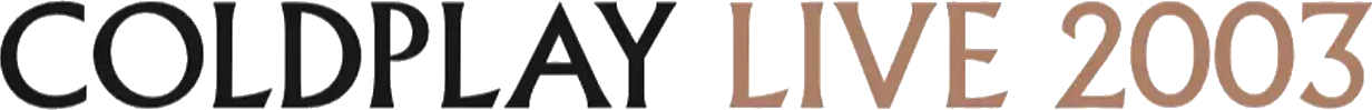 Coldplay: Live 2003 Logo