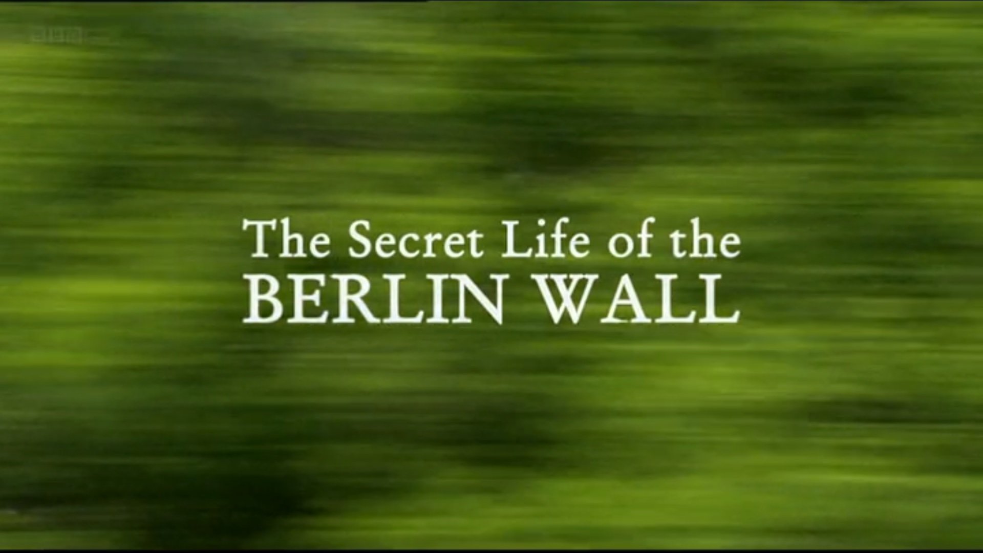 The Secret Life of the Berlin Wall (2009)