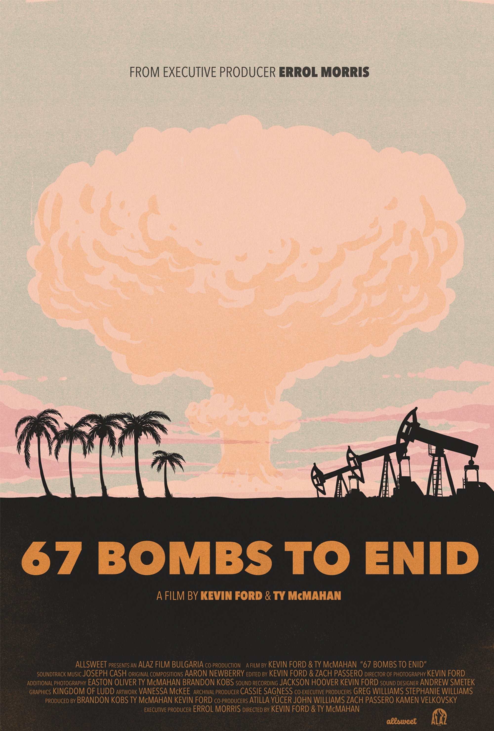67 Bombs to Enid backdrop