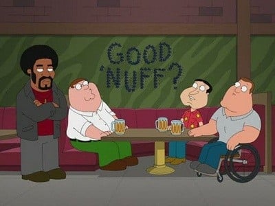 Family Guy Season 8 :Episode 7  Jerome Is the New Black