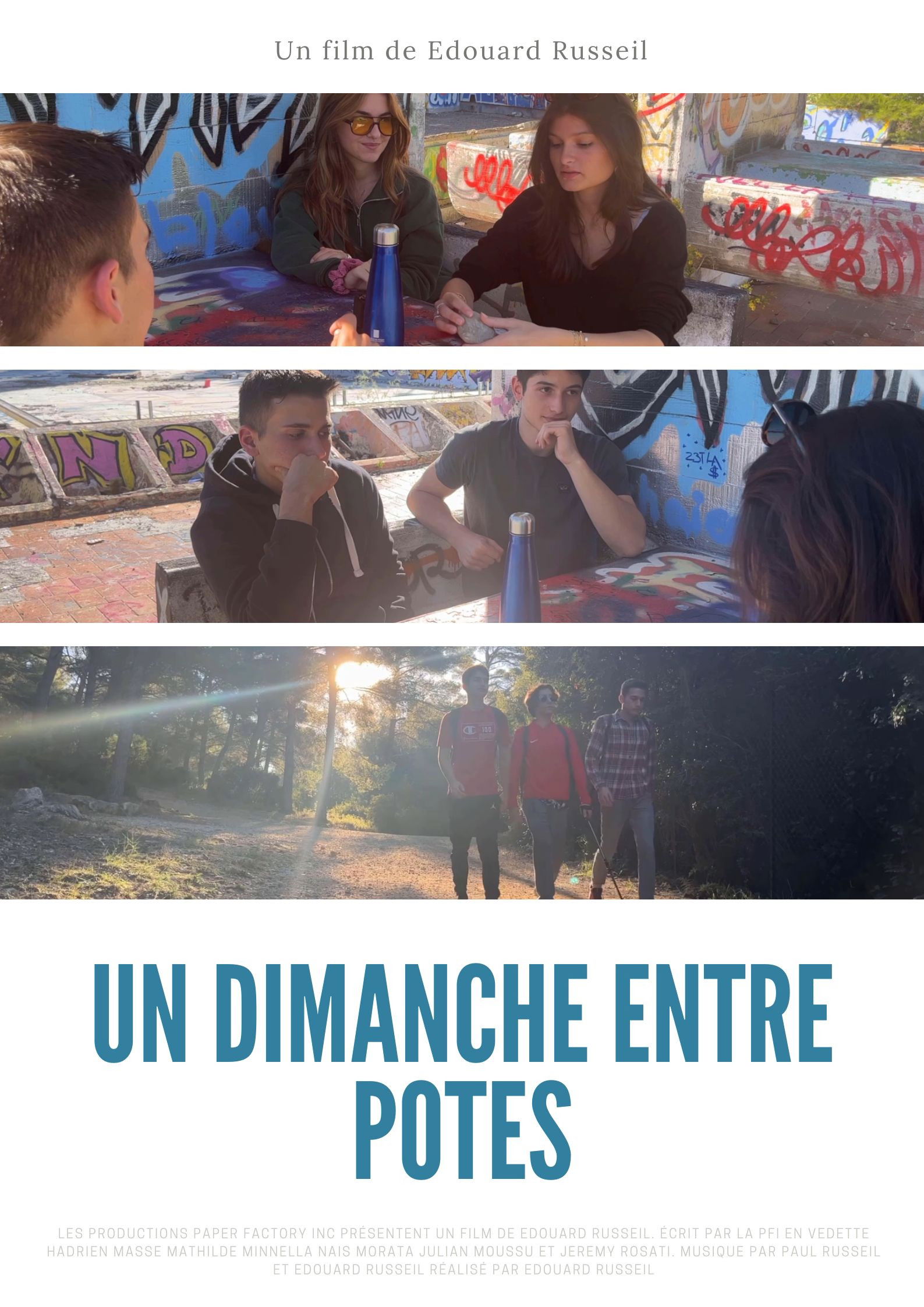 Plakat, der markedsfører Un dimanche entre potes