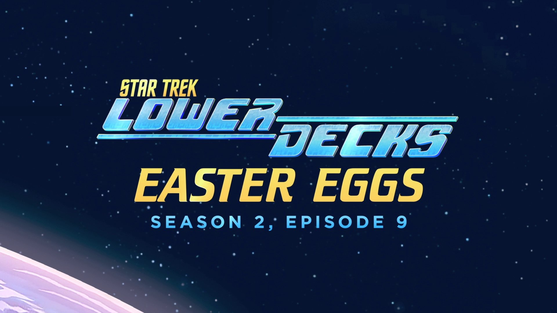 Thumbnail for Easter Eggs - Season 2, Episode 9 Season 0 Episode 29