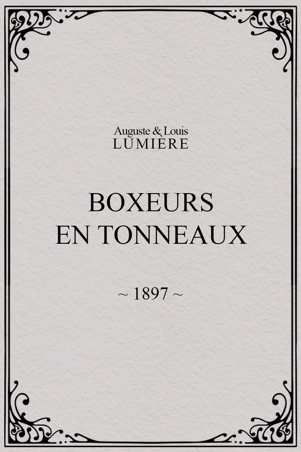 Boxers in Barrels