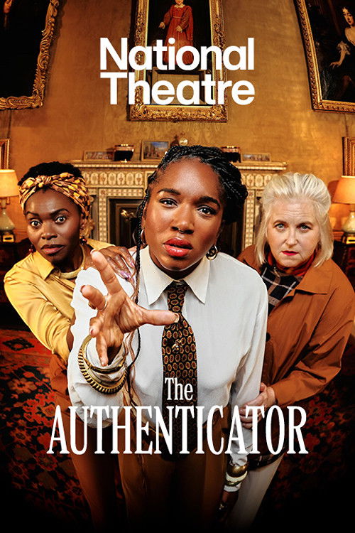 Plakat, der markedsfører National Theatre at Home: The Authenticator