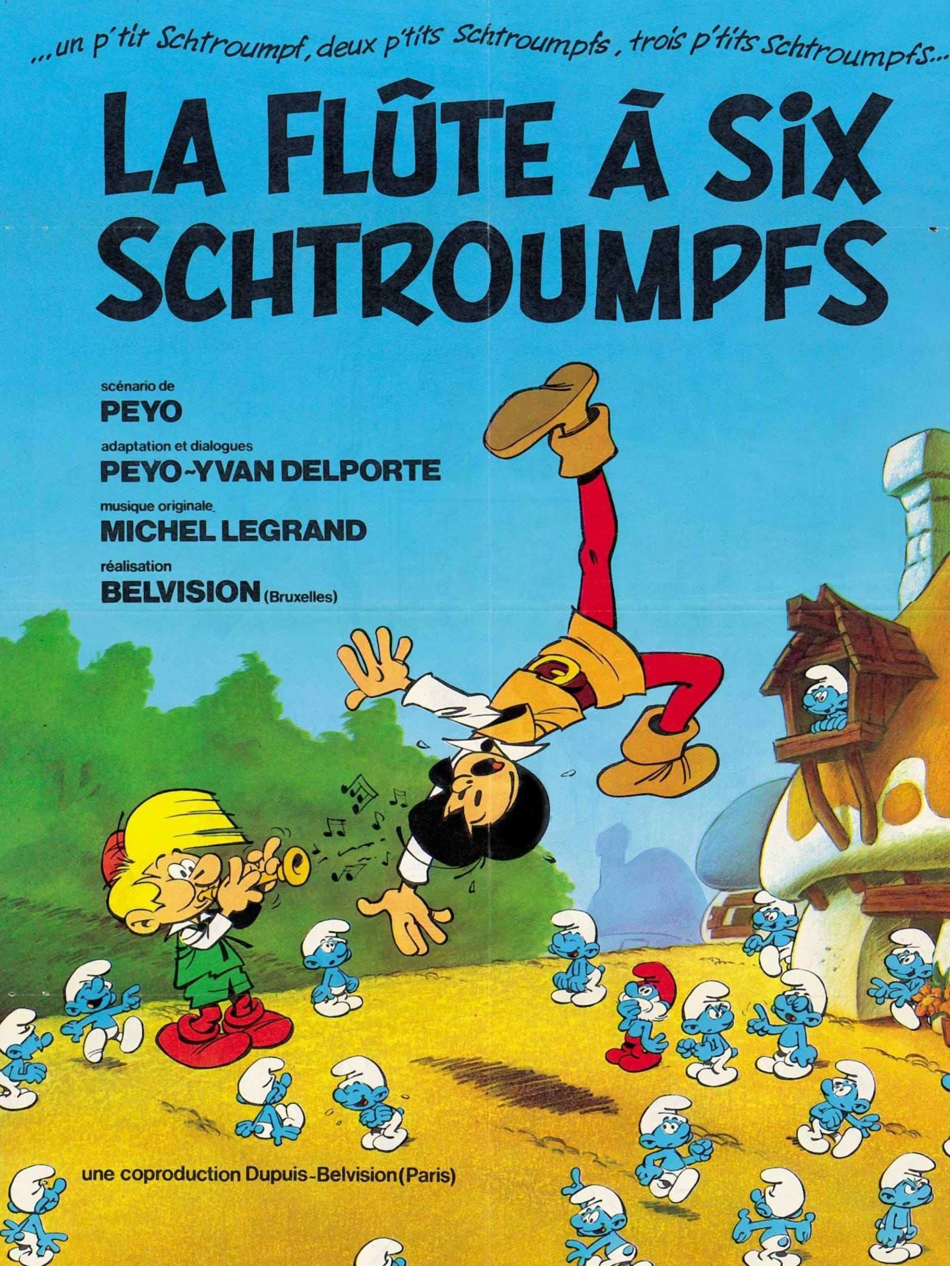 Affiche du film La Flûte à six Schtroumpfs 136154