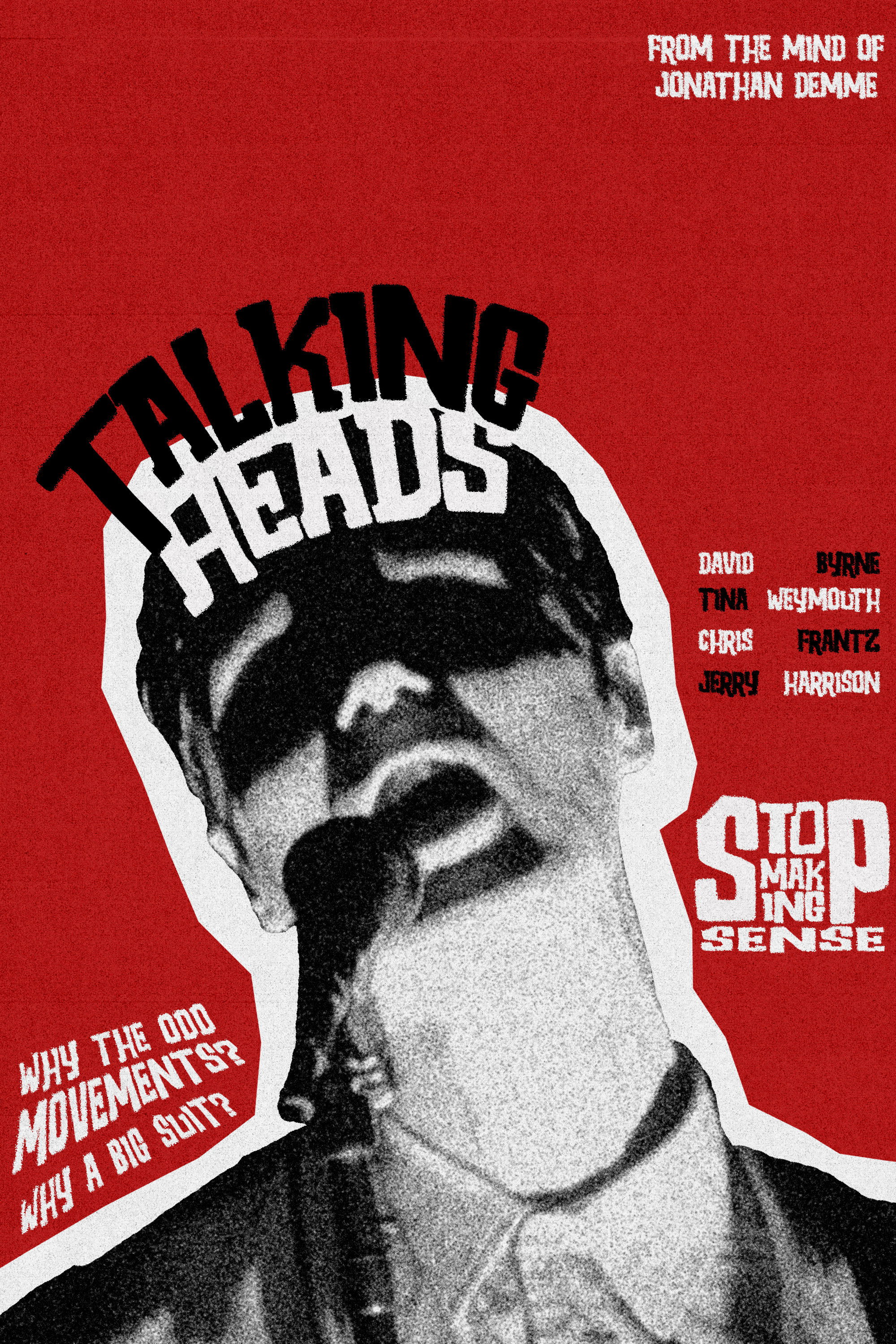 Cinemaniacs: STOP MAKING SENSE Movie Poster