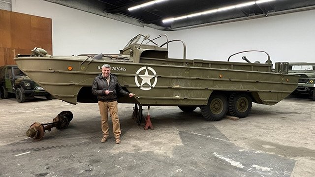 Vintage Mecanic - Véhicule militaire DUKW 353