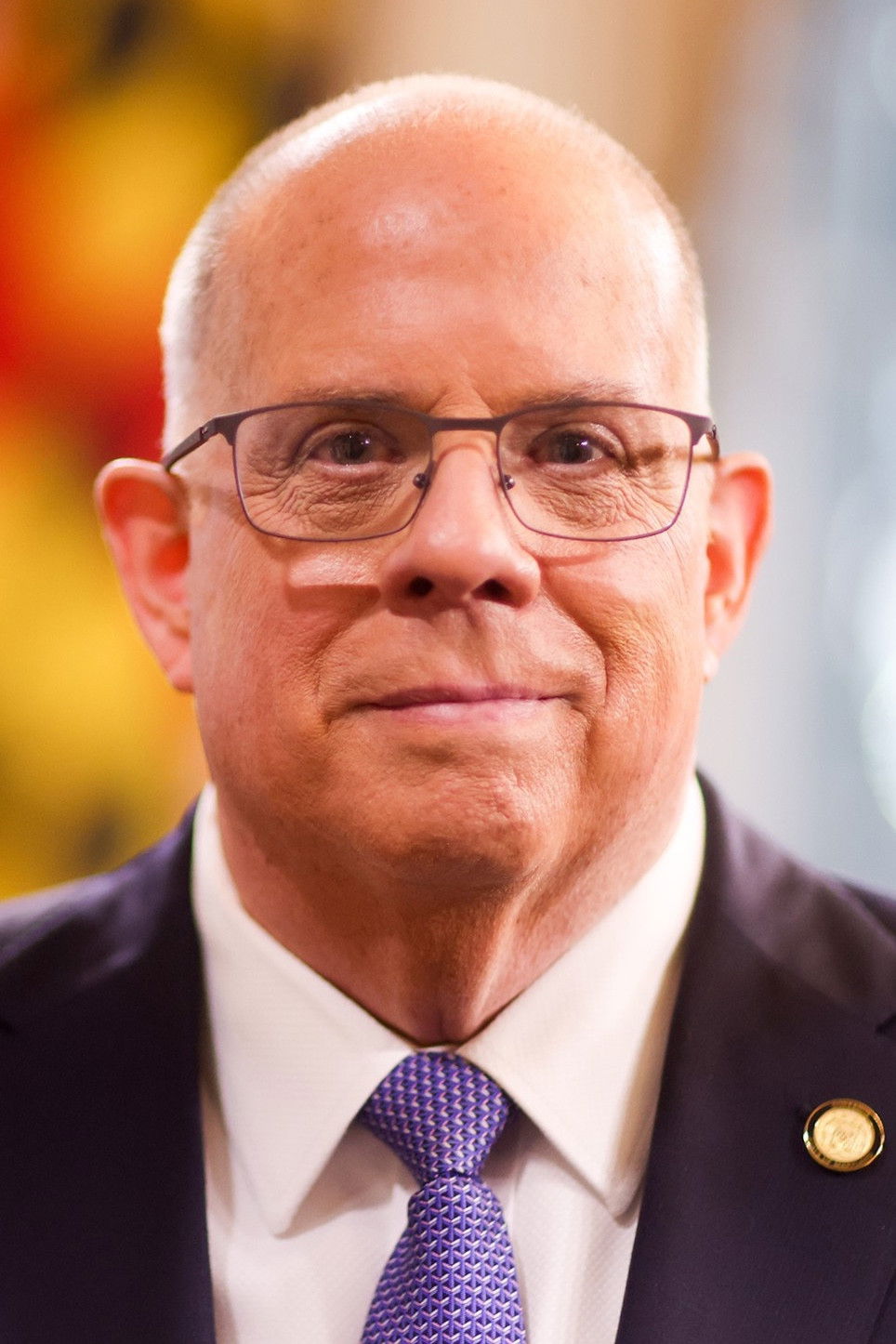 et billede af Larry Hogan