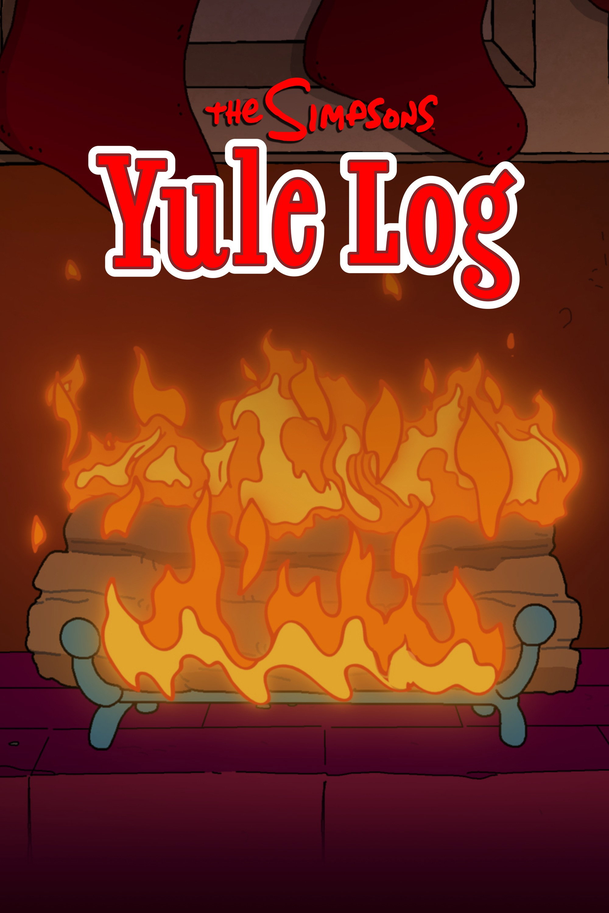 The Simpsons Yule Log