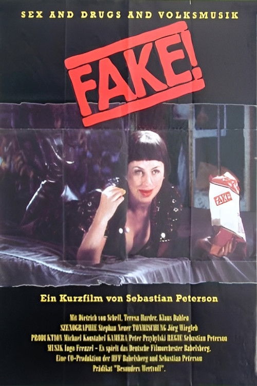 Plakat, der markedsfører Fake!