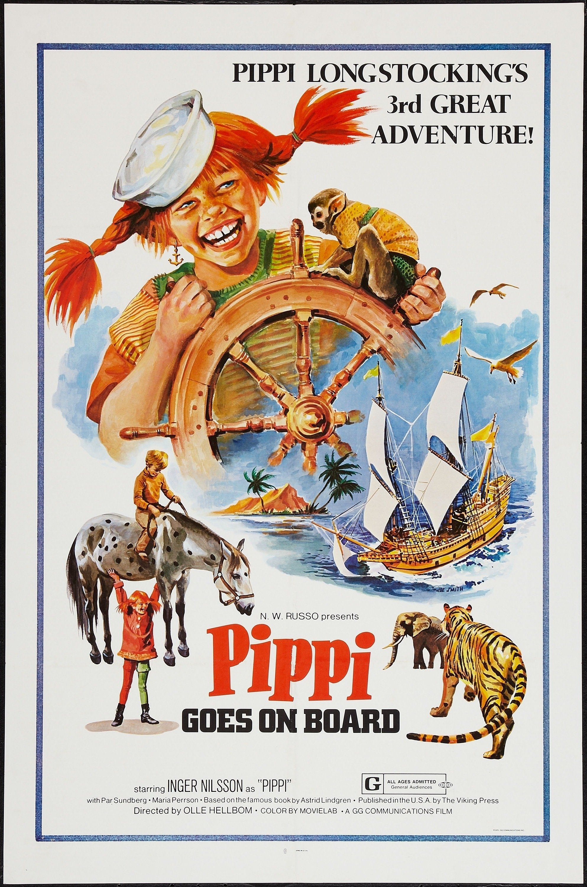 Pippi Goes on Board