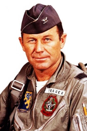 et billede af Chuck Yeager