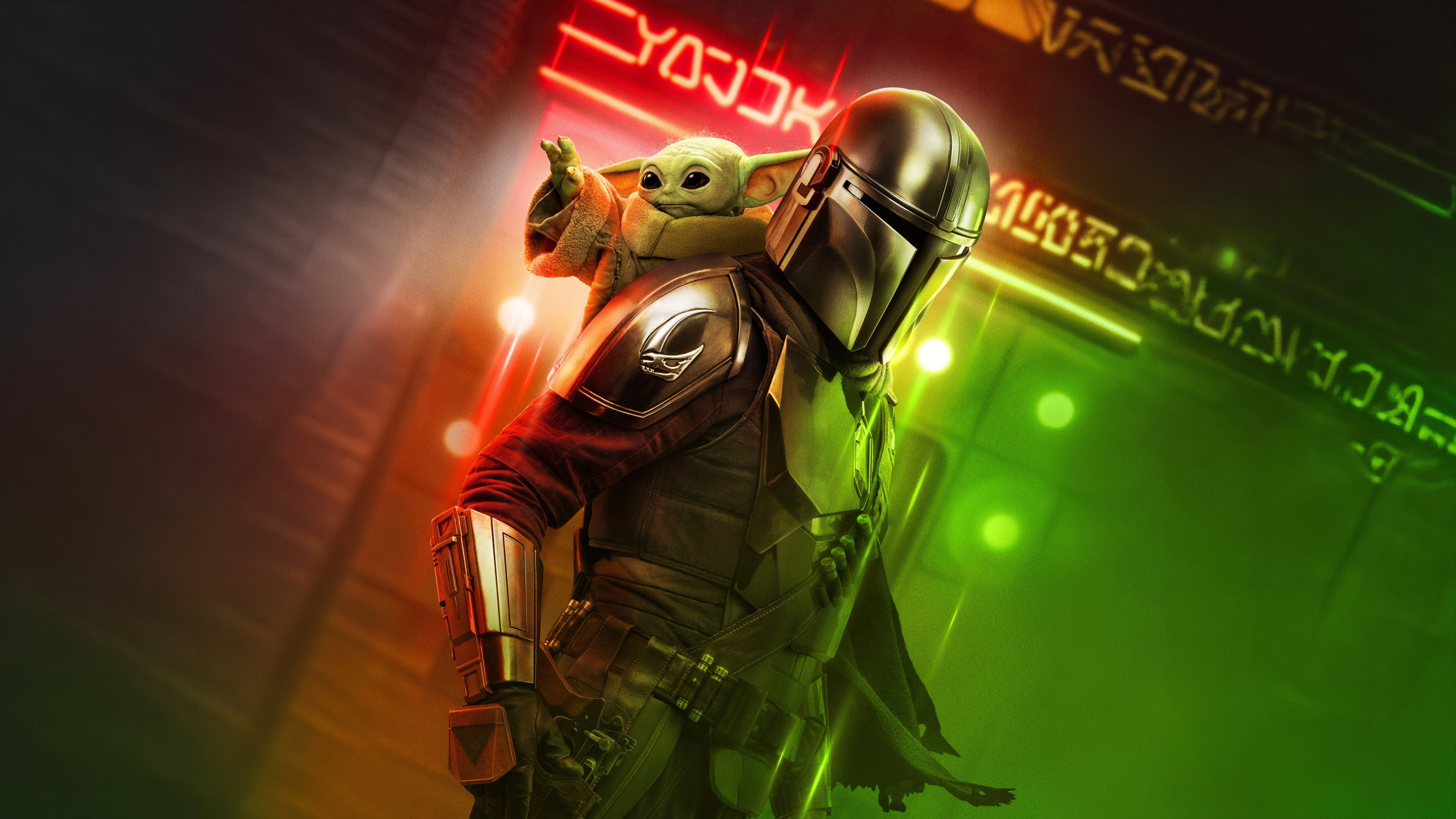 Star Wars: The Mandalorian and Grogu backdrop