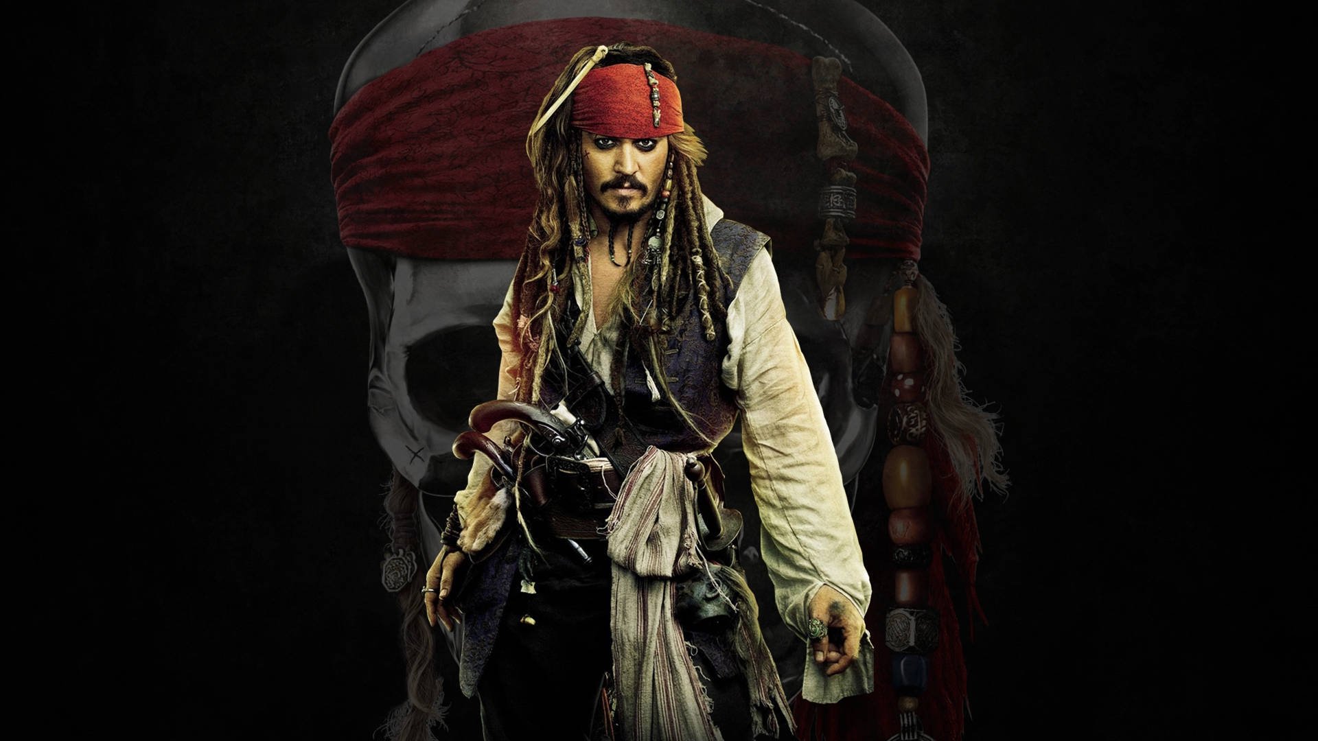 Pirates of the Caribbean: Bloopers of the Carribbean backdrop