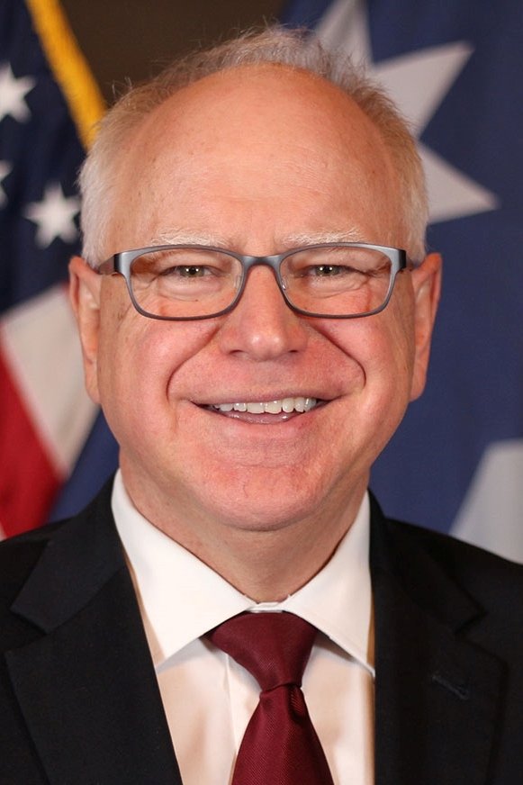 et billede af Tim Walz