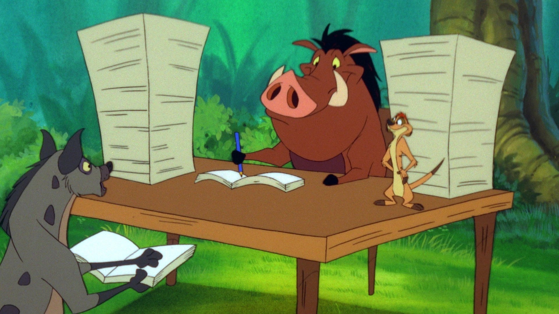 Timon and Pumbaa