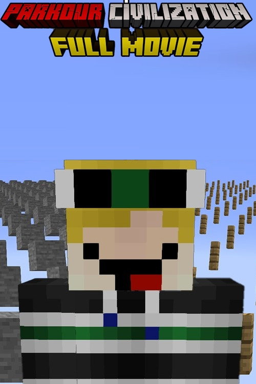 Minecraft but I survive in PARKOUR CIVILIZATION