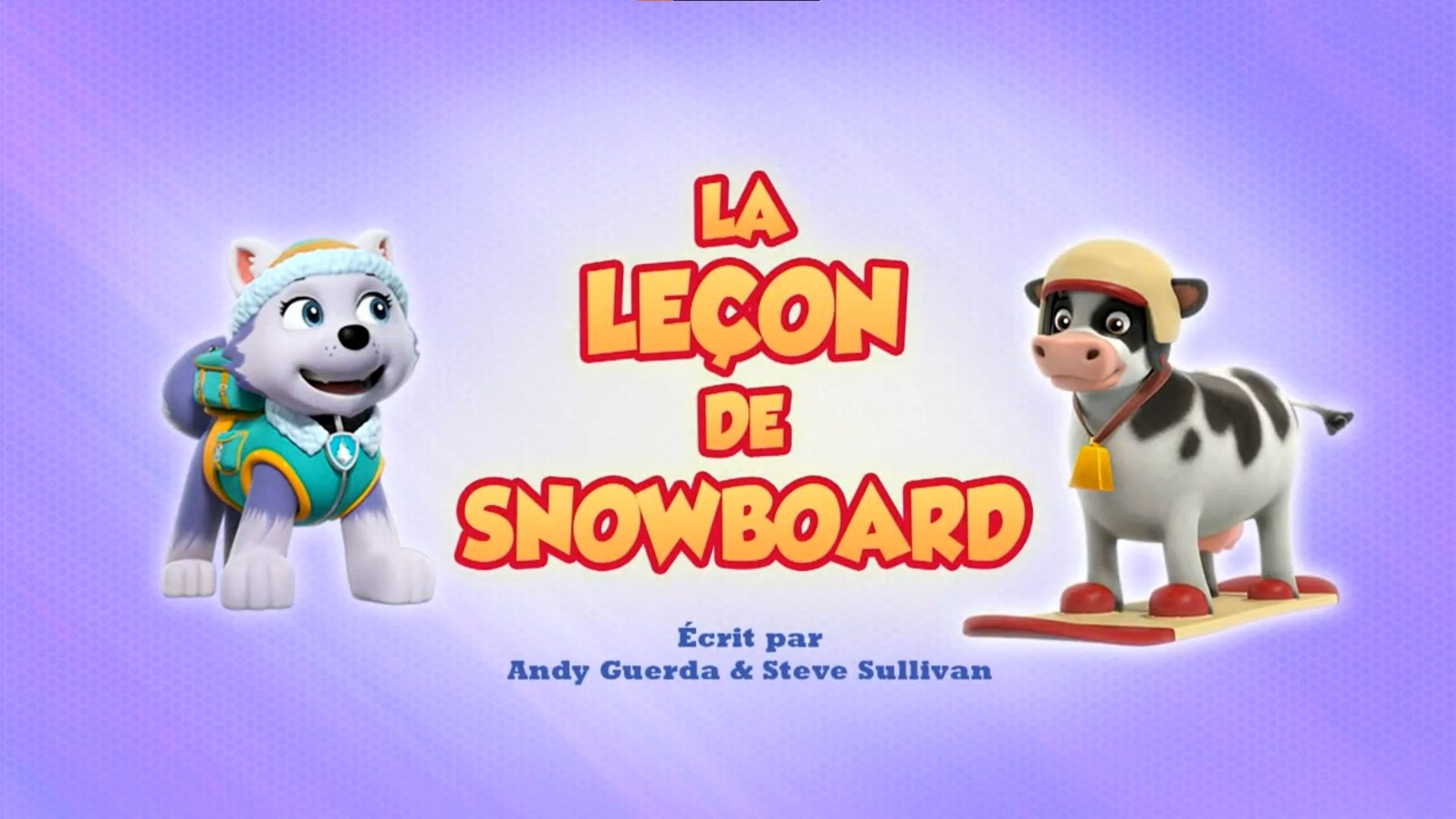 La Pat' Patrouille - La Leçon de Snowboard