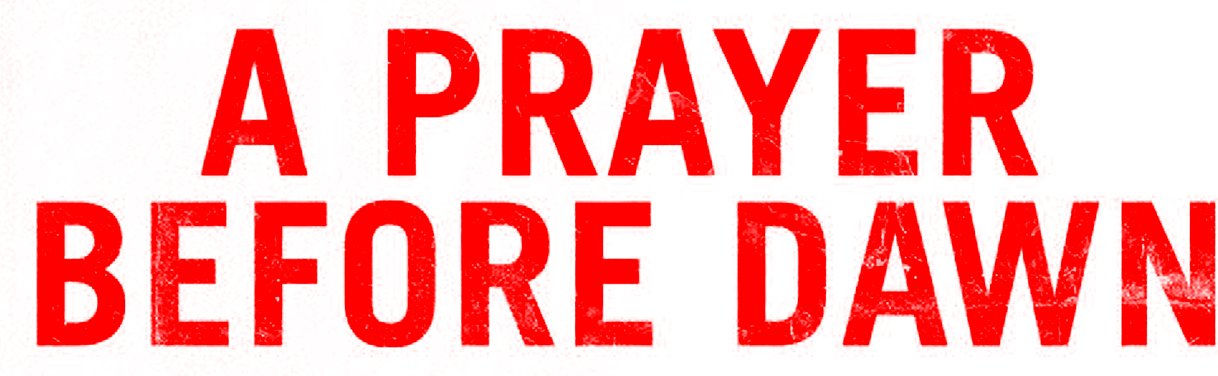 A Prayer Before Dawn Logo