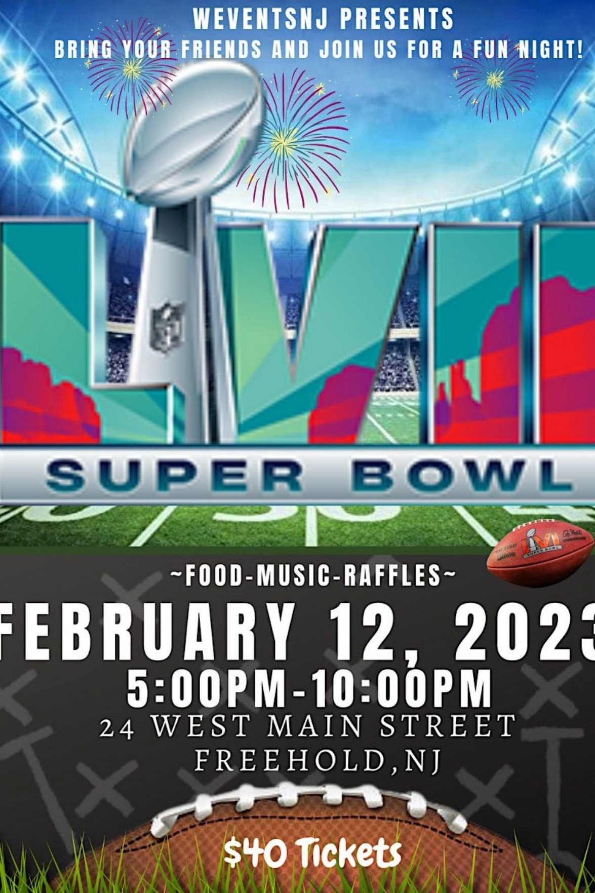 NFL Super Bowl LVII Philadelphia Eagles Vs Kansas City Chiefs (2023 ...