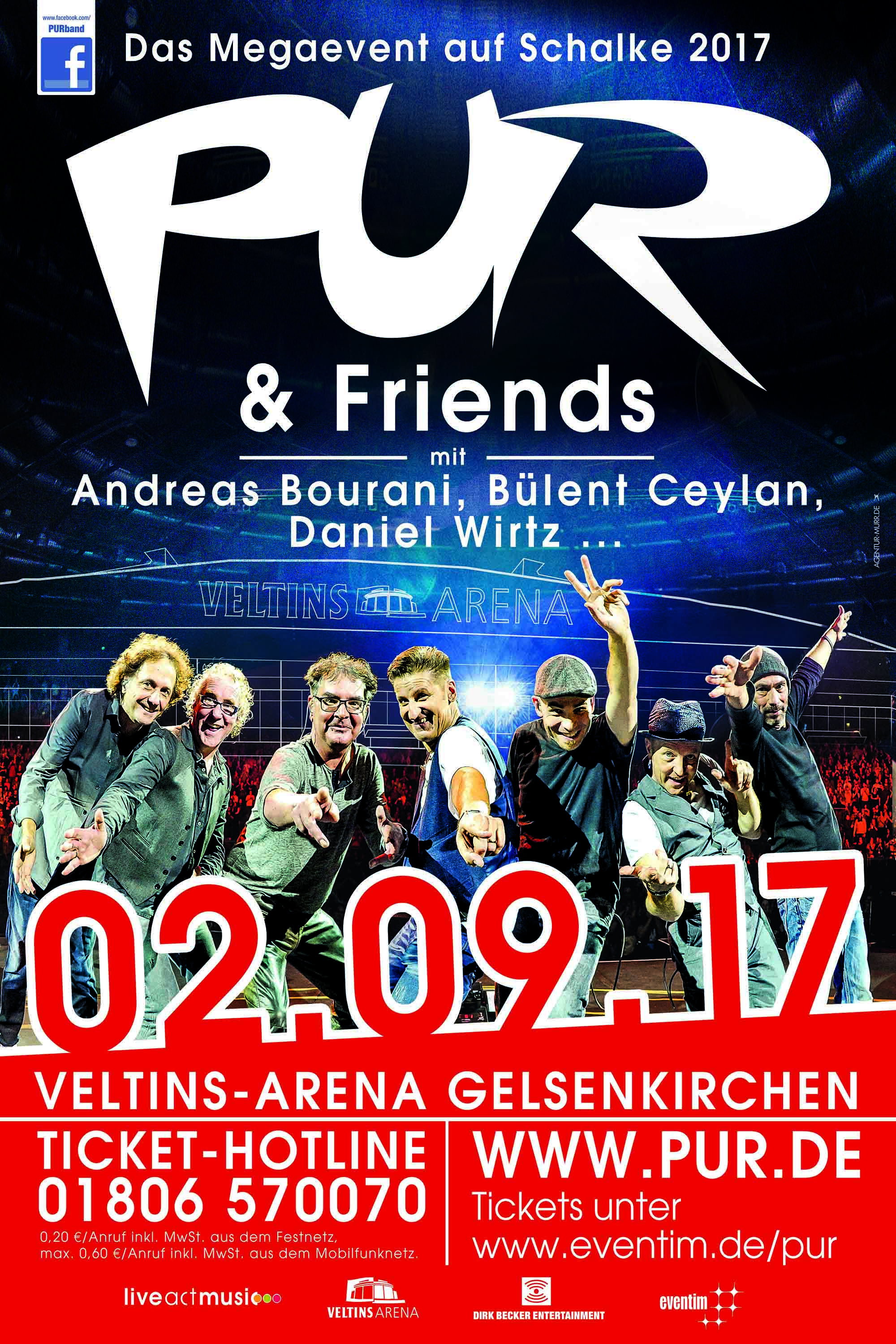 PUR & Friends 2017 Live auf Schalke
