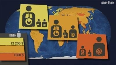 Le Dessous des cartes - La mondialisation des maladies