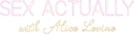 Sex Actually with Alice Levine Logo
