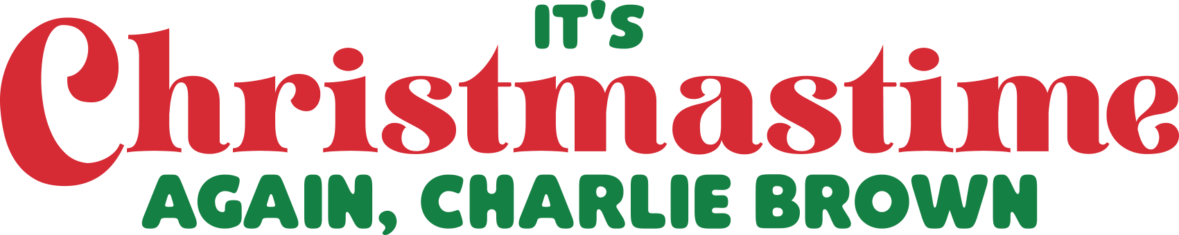 It's Christmastime Again, Charlie Brown Logo