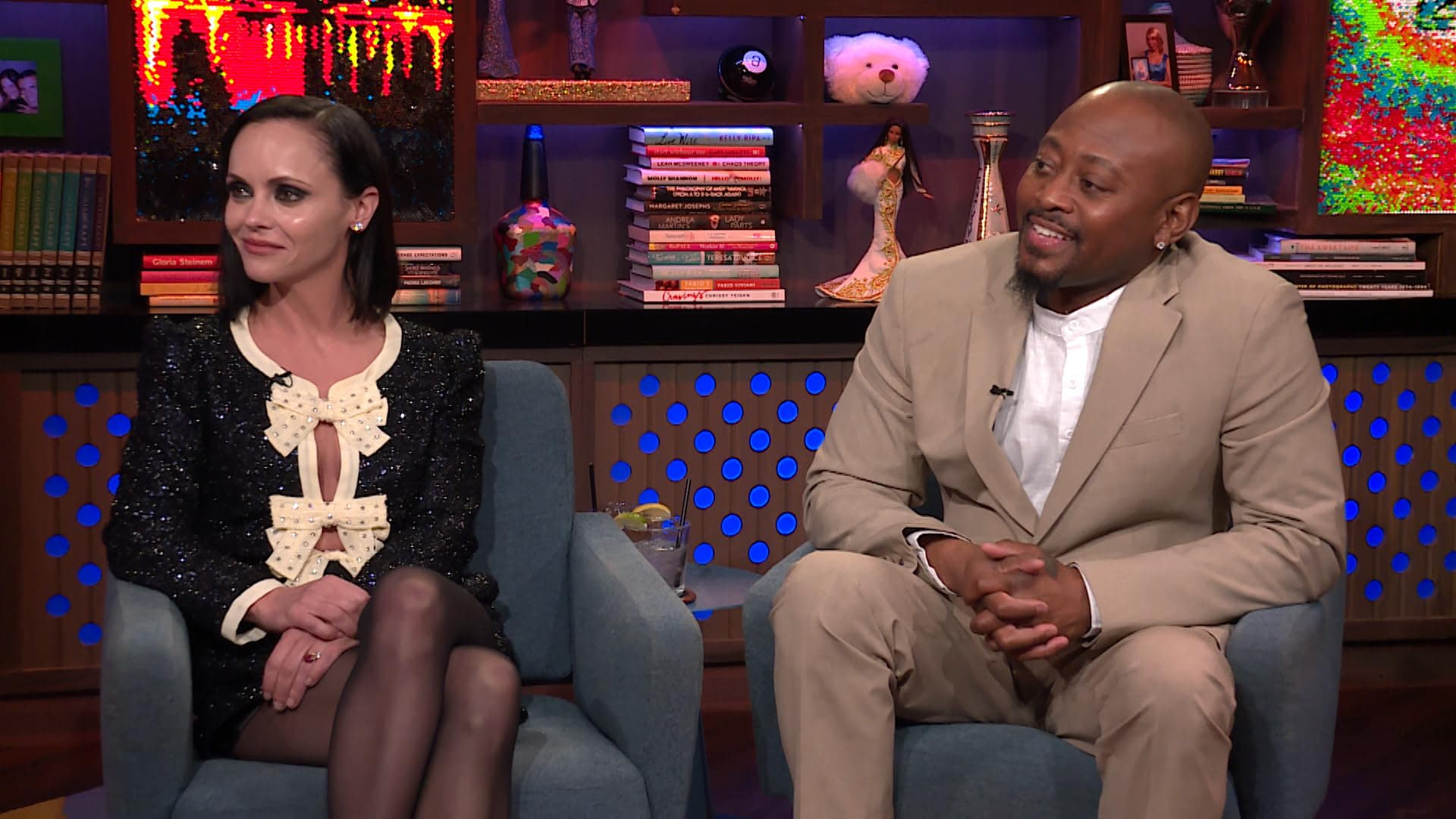 Watch What Happens Live with Andy Cohen Season 19 :Episode 185  Christina Ricci and Omar Epps