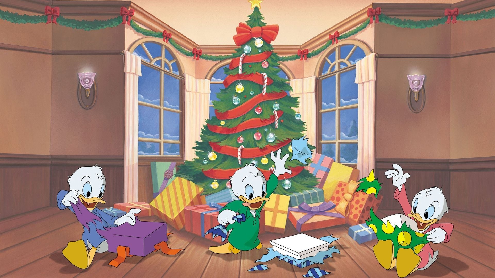 Mickey celebra la Navidad