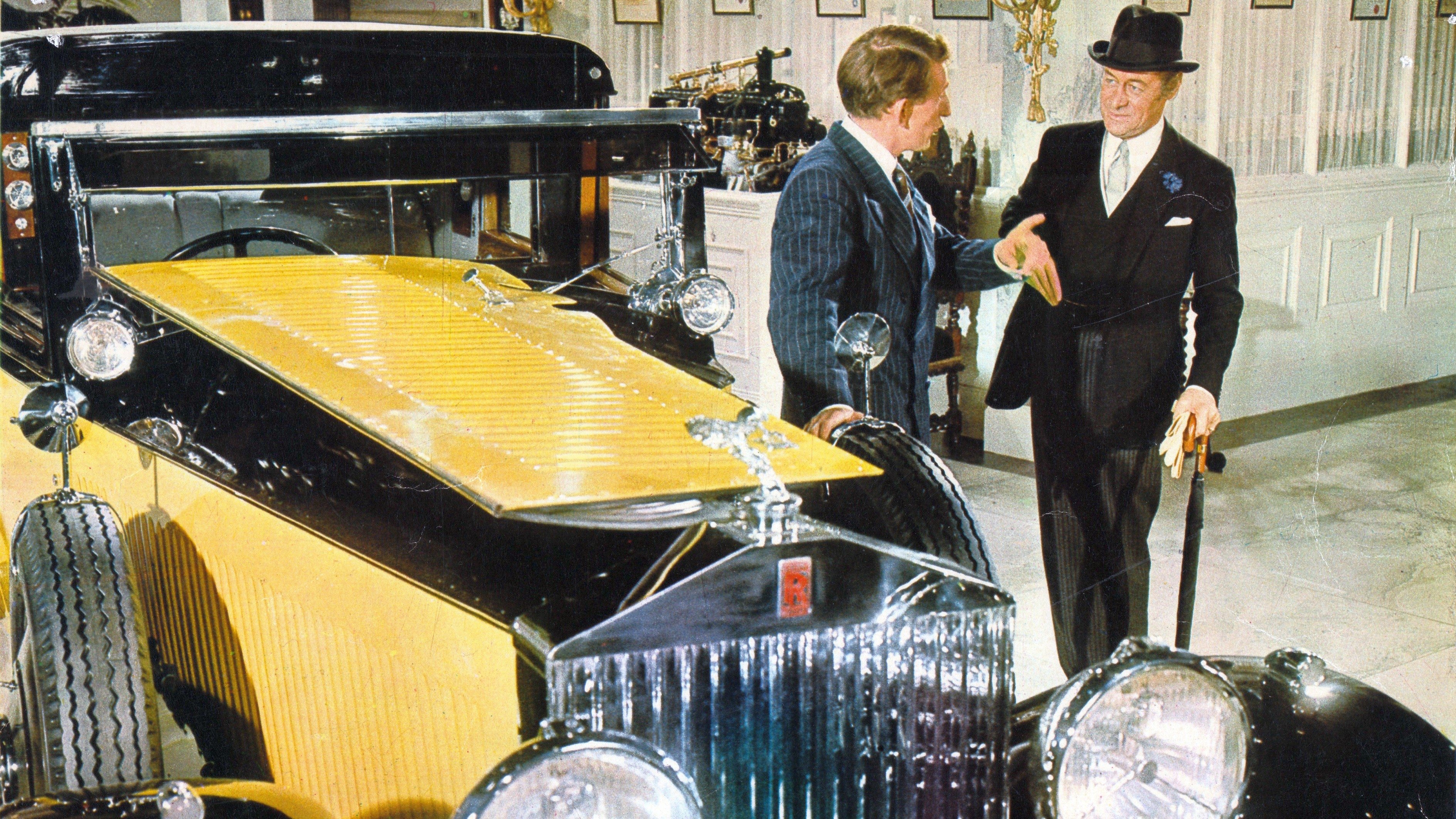 La Rolls-Royce jaune