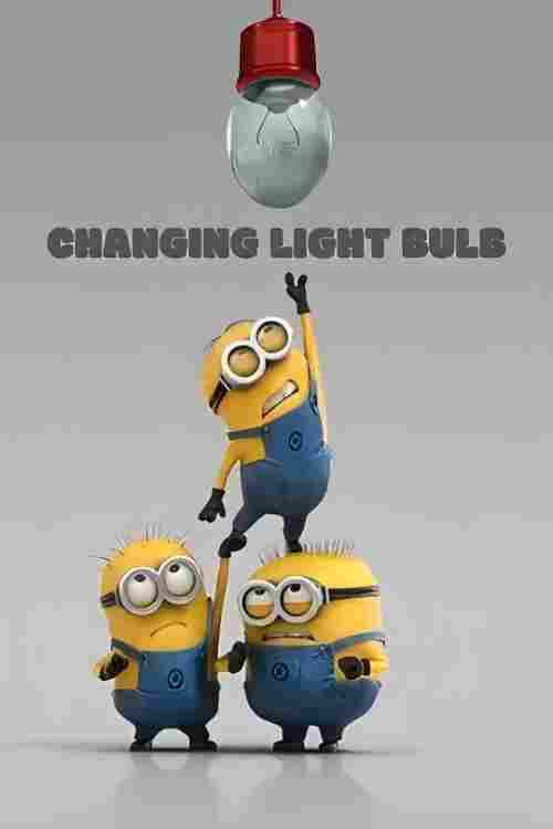 Minions - Changing Light Bulb